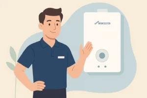 Worcester Bosch boiler and engineer